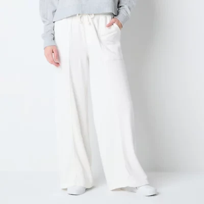 Arizona Womens Wide Leg Juniors Sweatpant