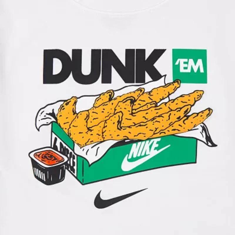 Nike Little Boys Crew Neck Short Sleeve Regular Fit Graphic T-Shirt