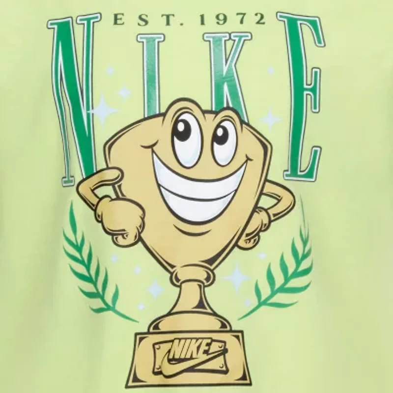 Nike Little Boys Crew Neck Short Sleeve Regular Fit Graphic T-Shirt
