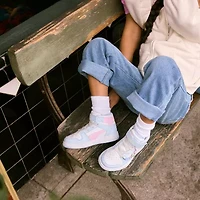 PUMA Rebound Layup Playful Little Kid Girls Basketball Shoes