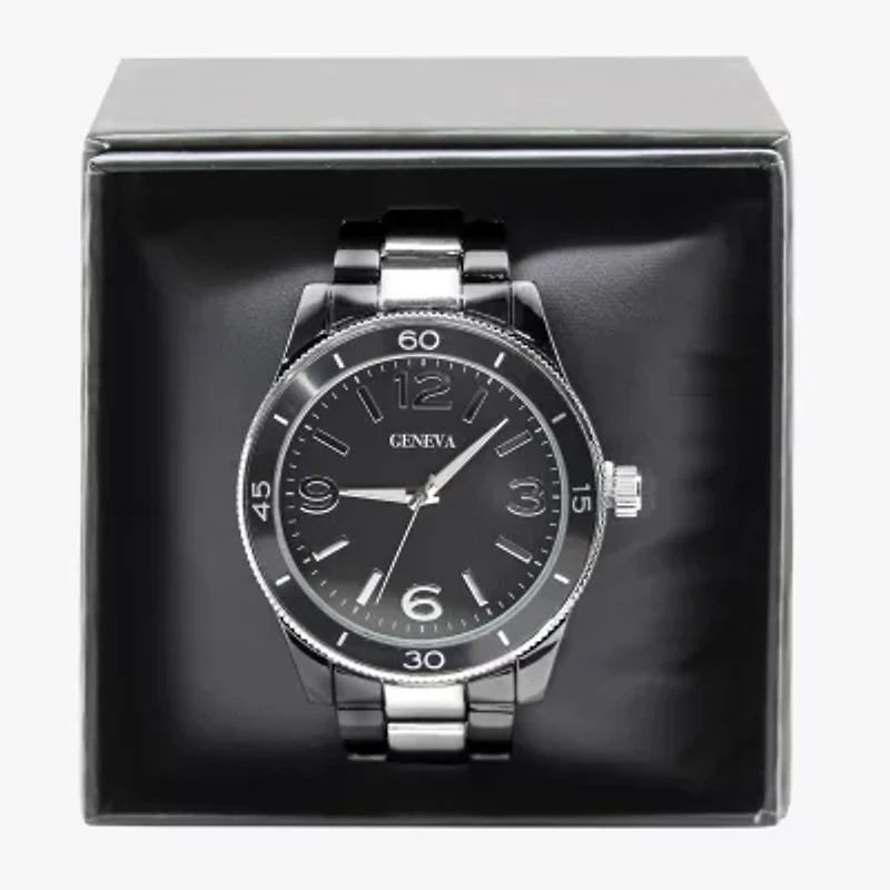 Geneva Mens Two Tone Bracelet Watch Mac8179jc