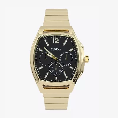 Geneva Mens Gold Tone Bracelet Watch Mac8180jc