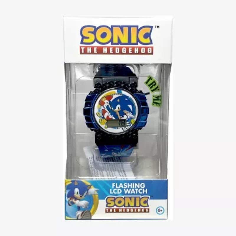 Sonic the Hedgehog Boys Digital Multicolor Watch Boxed Set Snc4481mjc