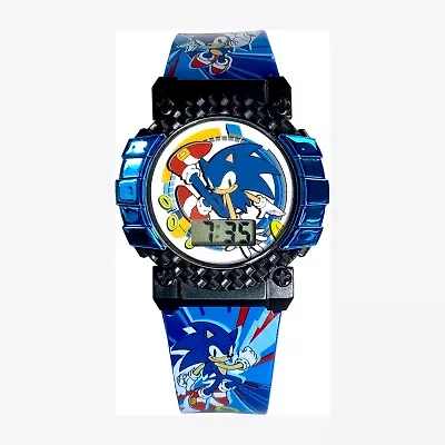 Sonic the Hedgehog Boys Digital Multicolor Watch Boxed Set Snc4481mjc