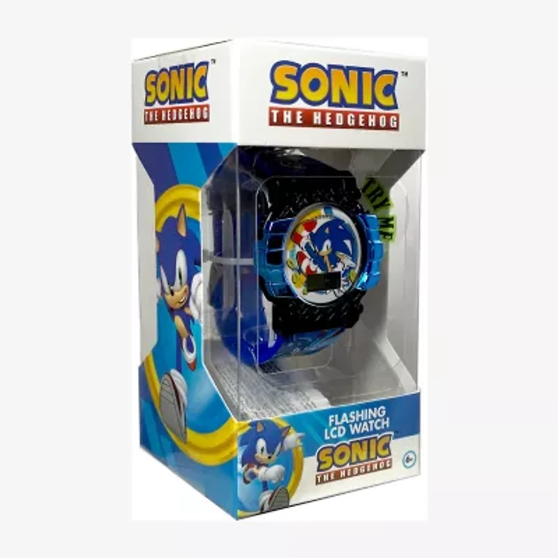 Sonic the Hedgehog Boys Digital Multicolor Watch Boxed Set Snc4481mjc