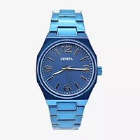Geneva Mens Blue Bracelet Watch Mac8178jc