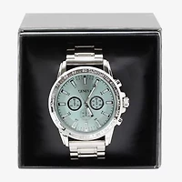 Geneva Mens Silver Tone Bracelet Watch Mac8181jc