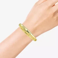 Silver Addiction Womens 14K Gold Over Silver Bangle Bracelet