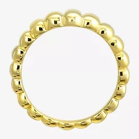 Silver Addiction Womens 11.5MM 14K Gold Over Band