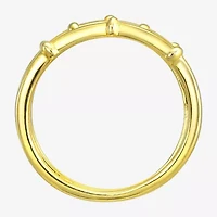 Silver Addiction Girls 8.5MM 14K Gold Over Silver Band