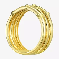 Silver Addiction Girls 8.5MM 14K Gold Over Silver Band
