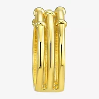 Silver Addiction Girls 8.5MM 14K Gold Over Silver Band