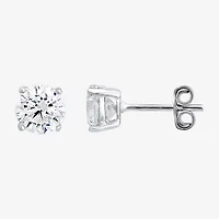 Womens Sterling Silver Round 6 Pair Earring Set