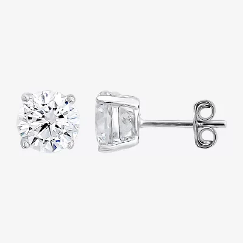 Womens Sterling Silver Round 6 Pair Earring Set