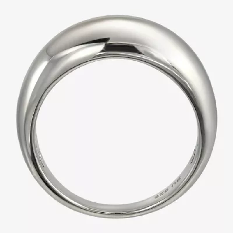 Silver Addiction Womens 7.5MM Sterling Silver Band