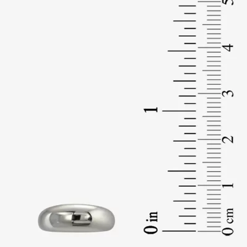 Silver Addiction Womens 7.5MM Sterling Silver Band