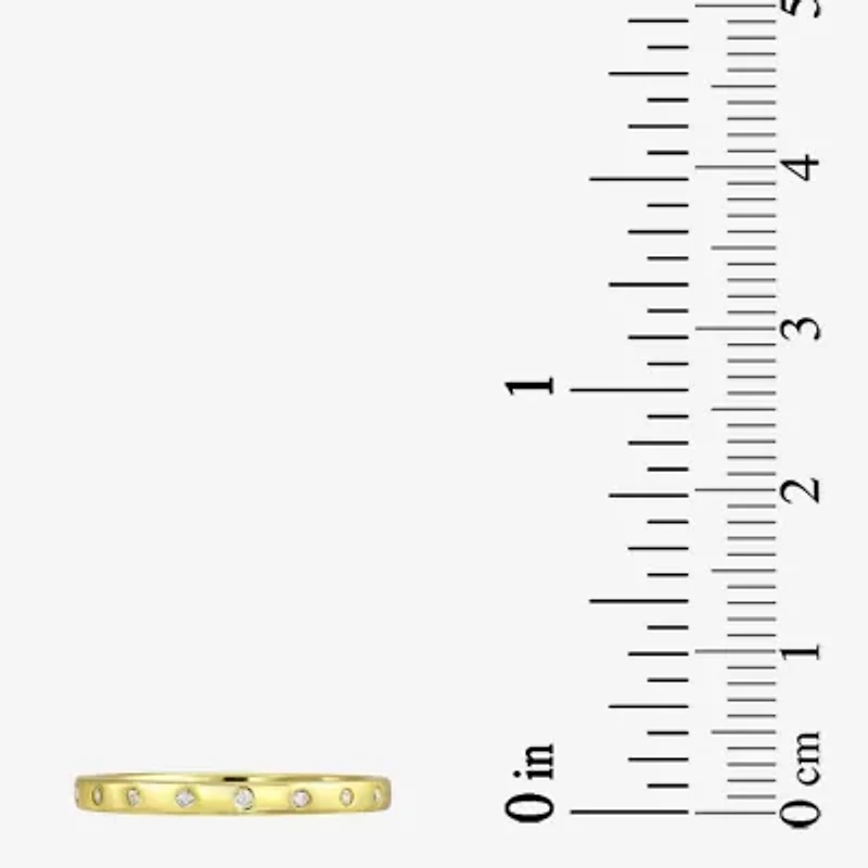 Silver Addiction Womens White Cubic Zirconia 14K Gold Over Silver Bridal Set