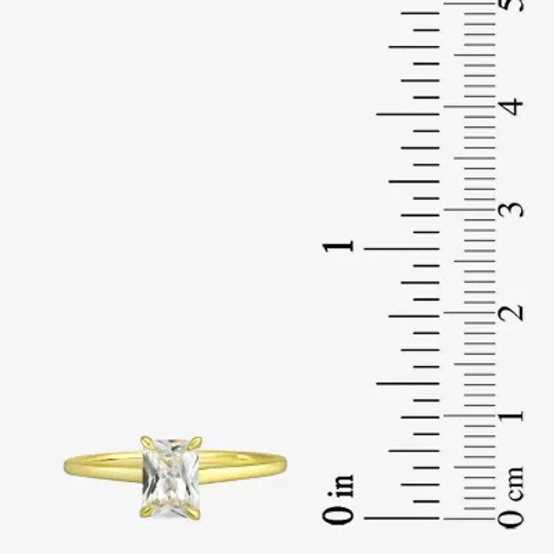 Silver Addiction Womens White Cubic Zirconia 14K Gold Over Silver Bridal Set