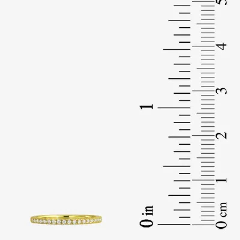 Silver Addiction Womens White Cubic Zirconia 14K Gold Over Silver Bridal Set