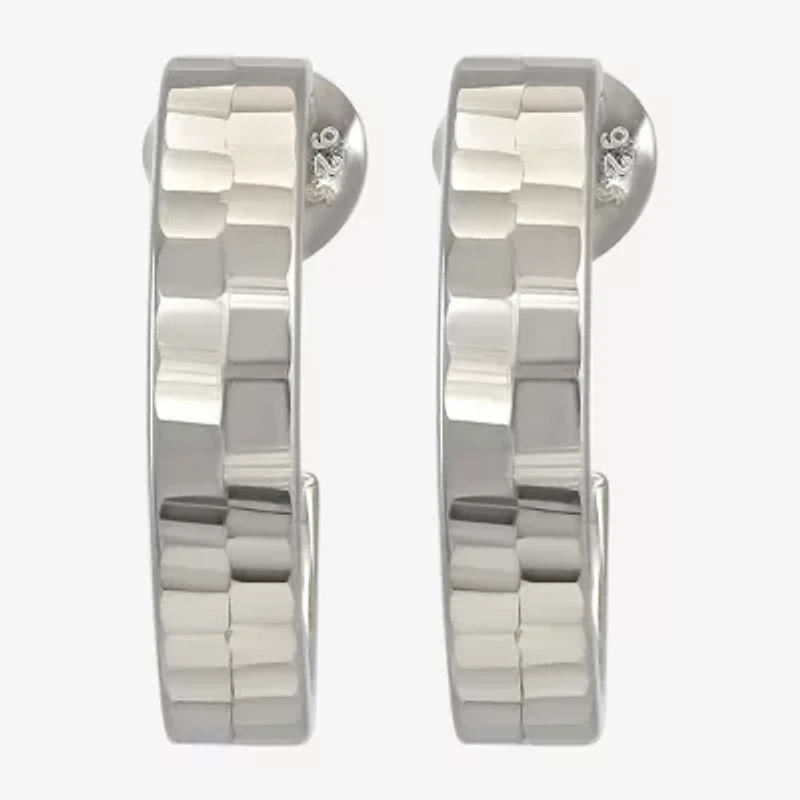 Sterling Silver 18mm Stud Earrings