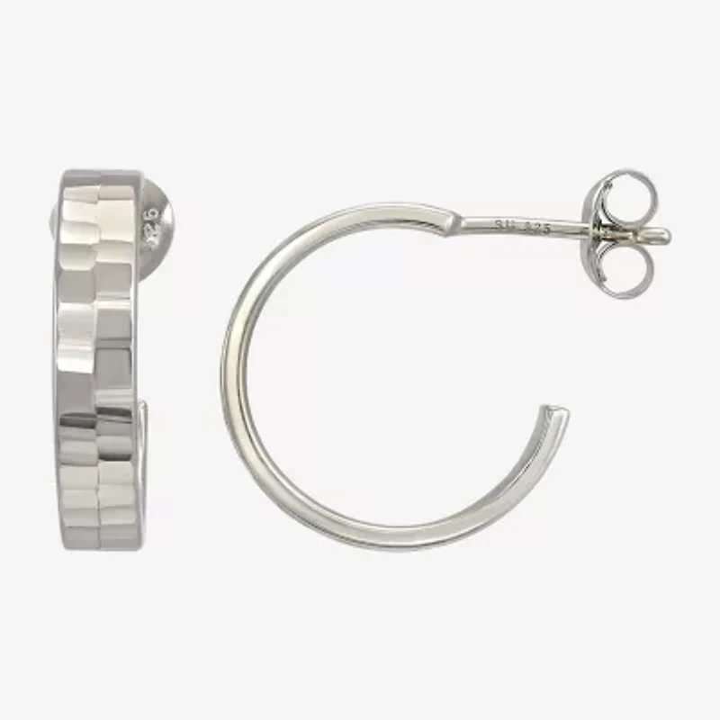 Sterling Silver 18mm Stud Earrings