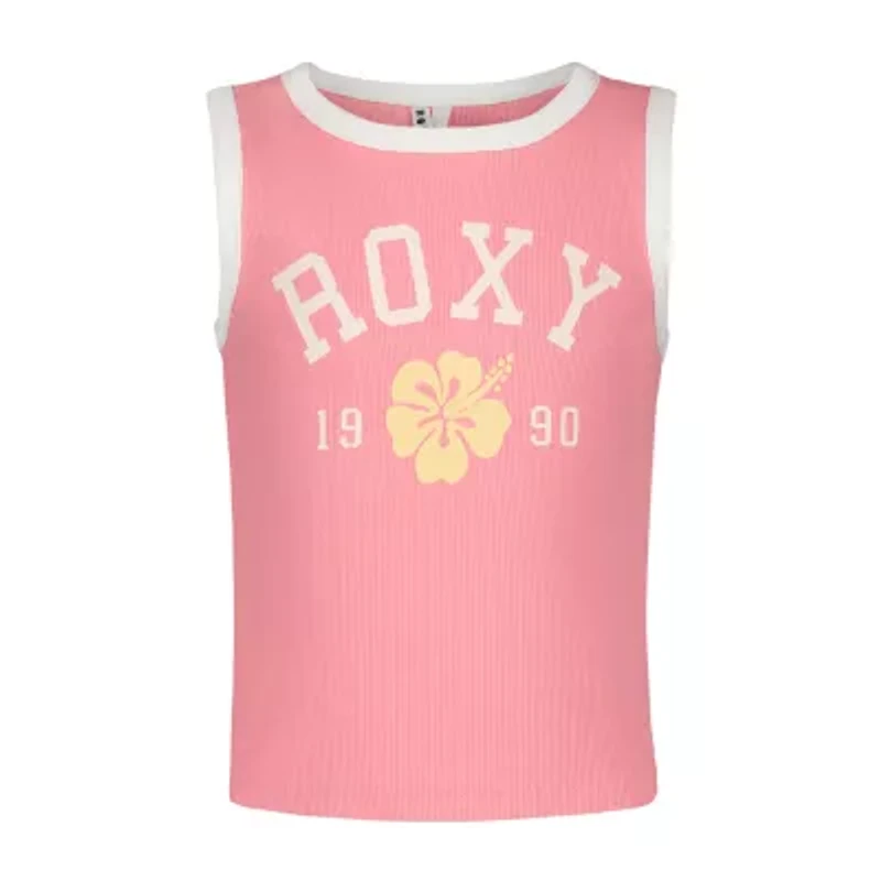 Roxy Big Kid Girls Crew Neck Sleeveless Tank Top