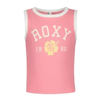 Roxy Big Kid Girls Crew Neck Sleeveless Tank Top