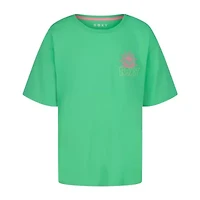 Roxy Big Kid Girls Crew Neck Short Sleeve Oversized Graphic T-Shirt