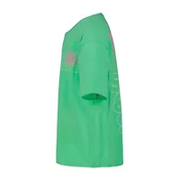 Roxy Big Kid Girls Crew Neck Short Sleeve Oversized Graphic T-Shirt