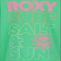Roxy Big Kid Girls Crew Neck Short Sleeve Oversized Graphic T-Shirt