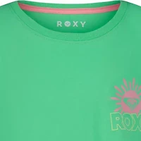 Roxy Big Kid Girls Crew Neck Short Sleeve Oversized Graphic T-Shirt