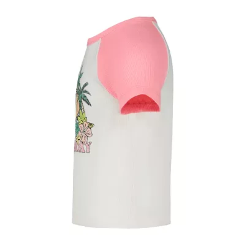 Roxy Big Kid Girls Crew Neck Short Sleeve Fitted Graphic T-Shirt