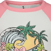 Roxy Big Kid Girls Crew Neck Short Sleeve Fitted Graphic T-Shirt