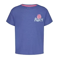 Roxy Big Kid Girls Crew Neck Short Sleeve Regular Fit Graphic T-Shirt