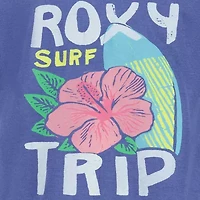Roxy Big Kid Girls Crew Neck Short Sleeve Regular Fit Graphic T-Shirt