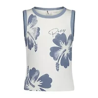 Roxy Big Kid Girls Crew Neck Sleeveless Tank Top
