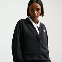 Nike Womens Y Neck Long Sleeve Cardigan