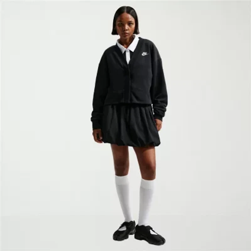 Nike Womens Y Neck Long Sleeve Cardigan