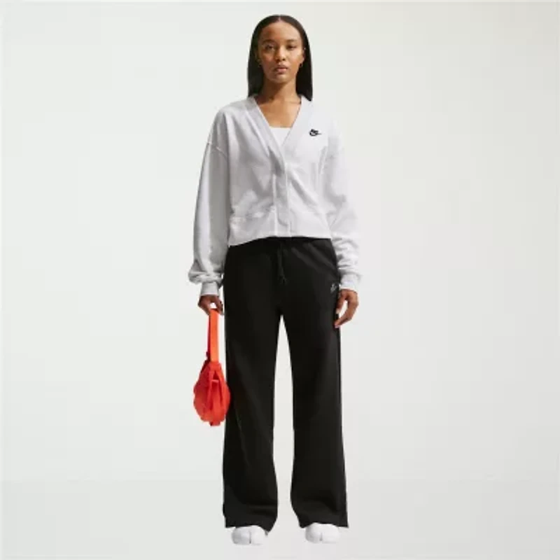 Nike Womens Y Neck Long Sleeve Cardigan