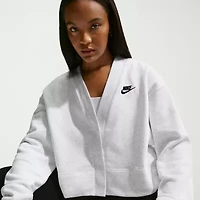 Nike Womens Y Neck Long Sleeve Cardigan