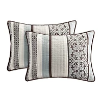 Madison Park Dartmouth 5-Pc Jacquard Quilt Set With Throw Pillows
