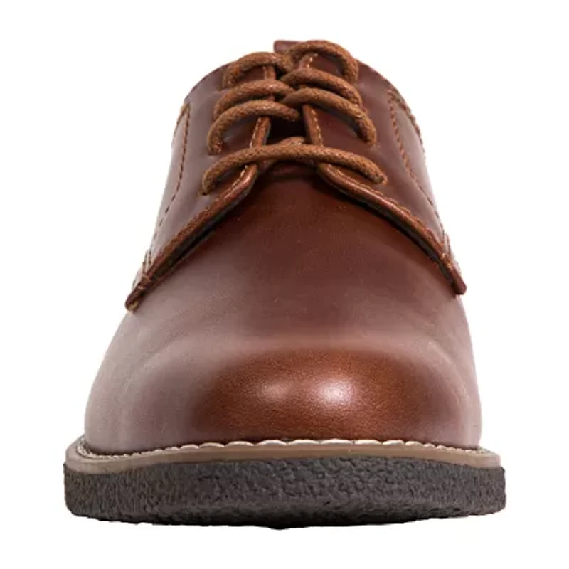 Deer Stags Zander Little & Big Kid Boys Round Oxford Shoes