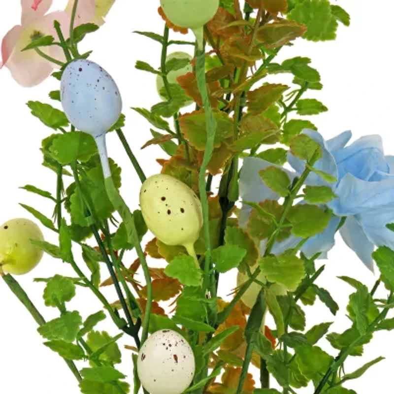 National Tree Co. 24 Egg Decorated Artificial Plant