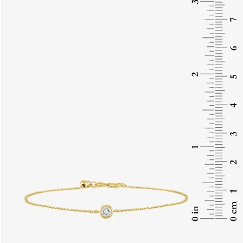 Diamond Addiction Womens 2-pc. Accent White Sterling Silver or Gold Over Bracelet Set