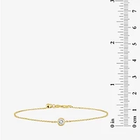 Diamond Addiction Womens 2-pc. Accent White Sterling Silver or Gold Over Bracelet Set