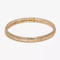 Made in Italy 10K Gold Mesh Stretch Bracelet