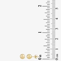 14K Gold 5mm Ball Stud Earrings