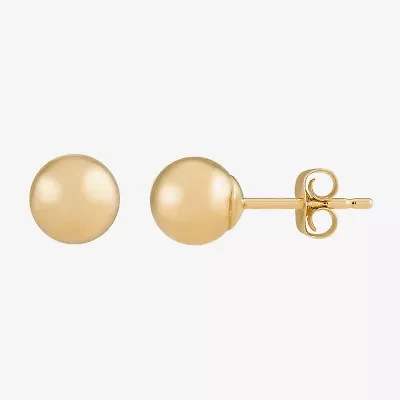 14K Gold 5mm Ball Stud Earrings