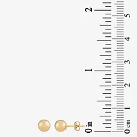 14K Gold 5mm Ball Earrings