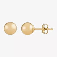 14K Gold 5mm Ball Earrings